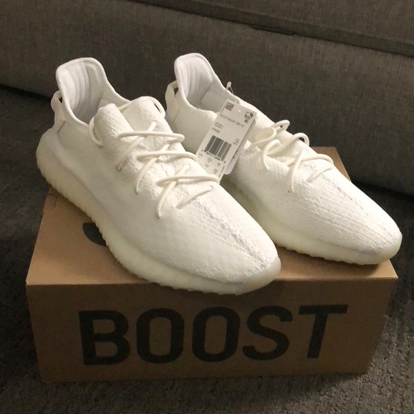 Size 13 Yeezy Boost 350 Triple White V2 - Picture 1 of 6